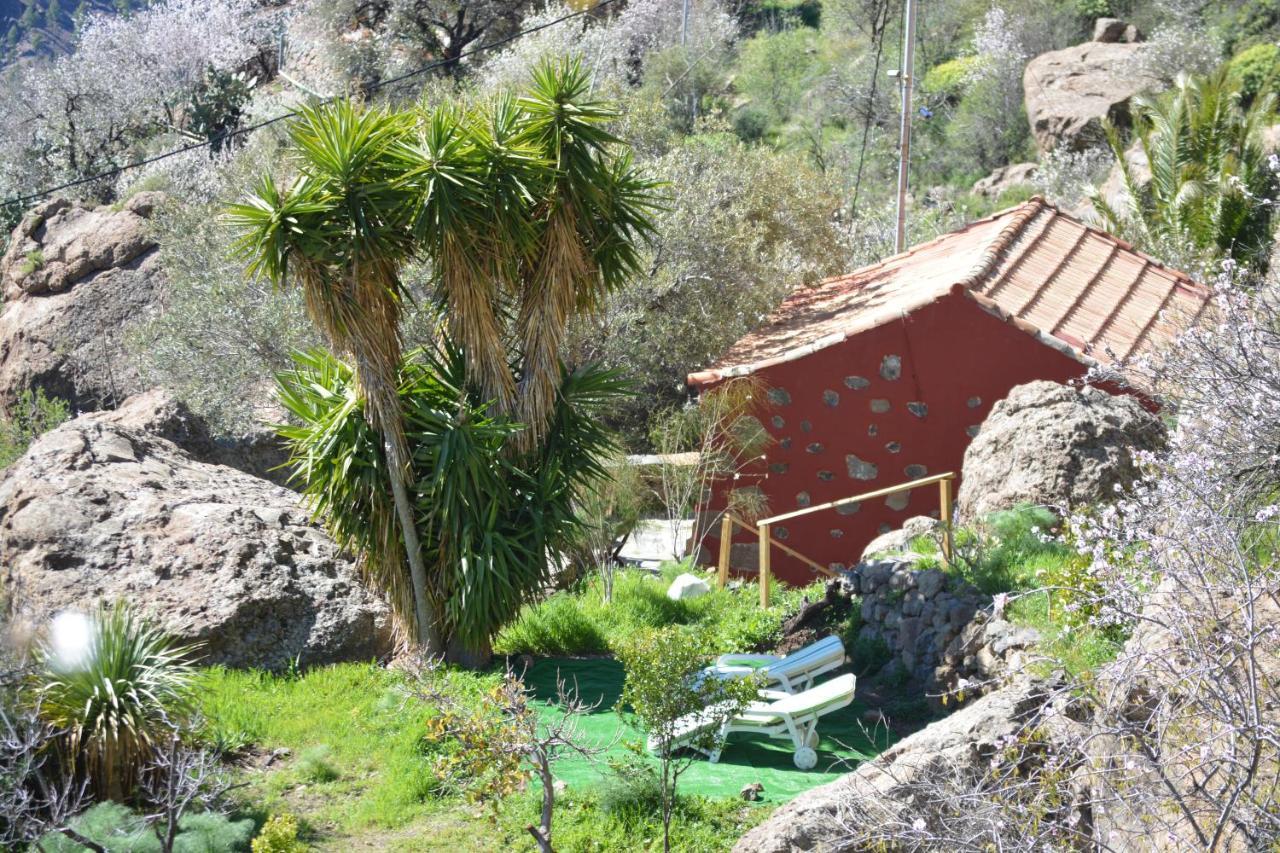 Casa Cueva El Pedregal Tejeda Villa Luaran gambar