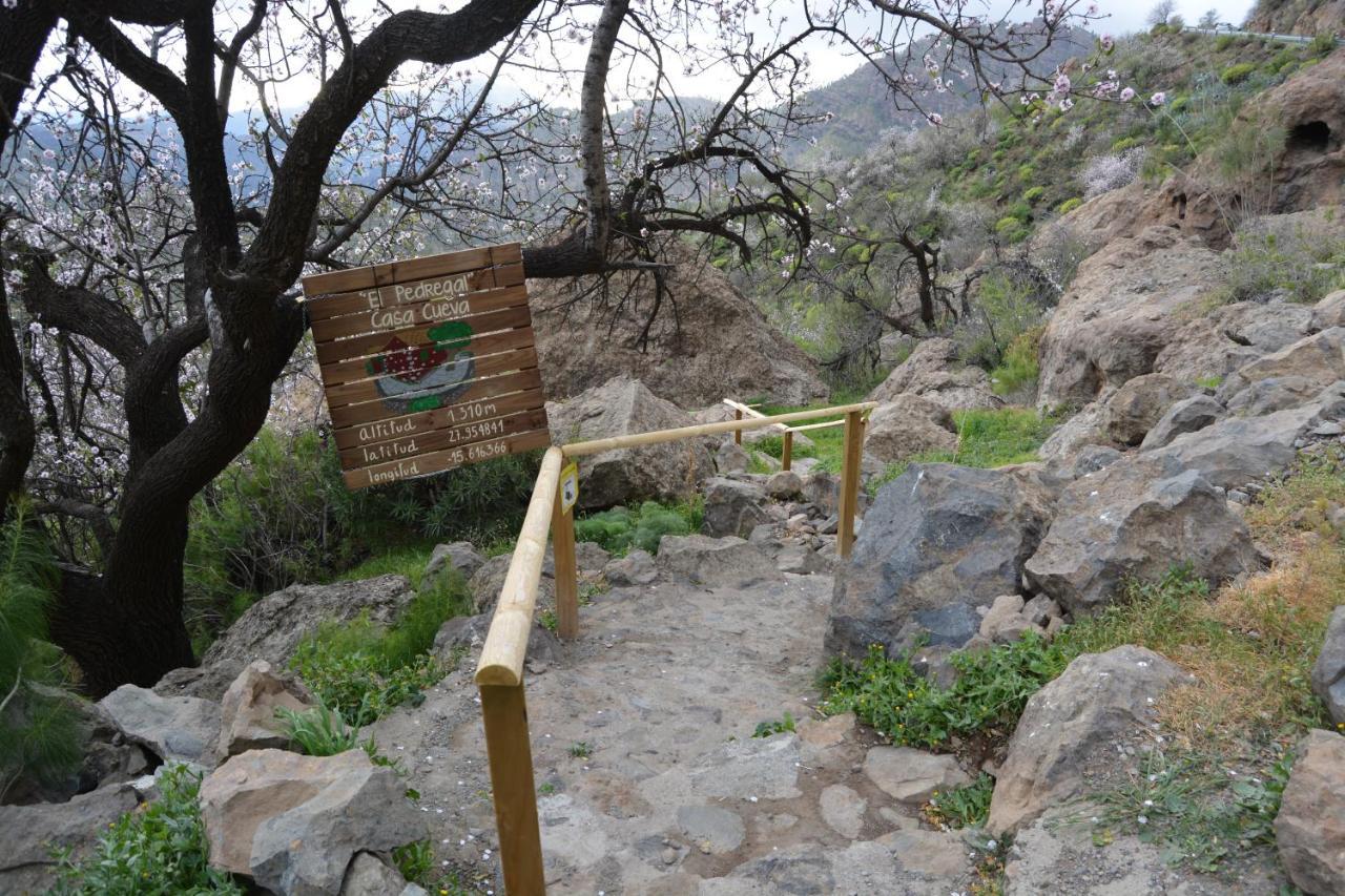 Casa Cueva El Pedregal Tejeda Villa Luaran gambar
