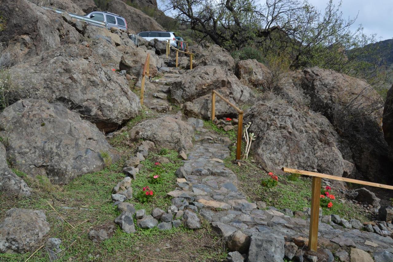 Casa Cueva El Pedregal Tejeda Villa Luaran gambar