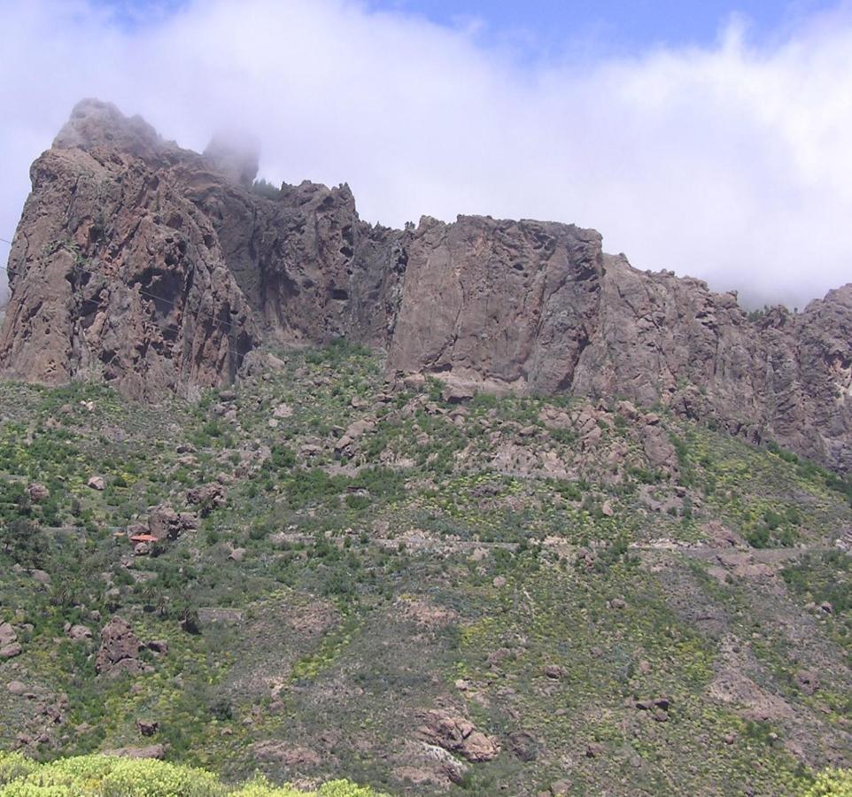 Casa Cueva El Pedregal Tejeda Villa Luaran gambar